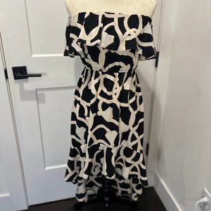 Margret Josephs | Macbeth Collection | Nautical Hi-Low Dress | Sleeveless